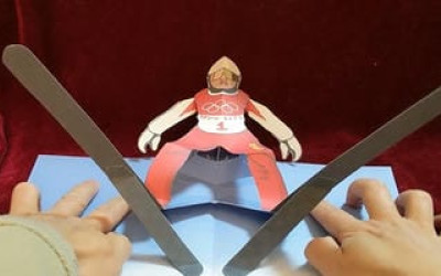 立体卡-跳台滑雪